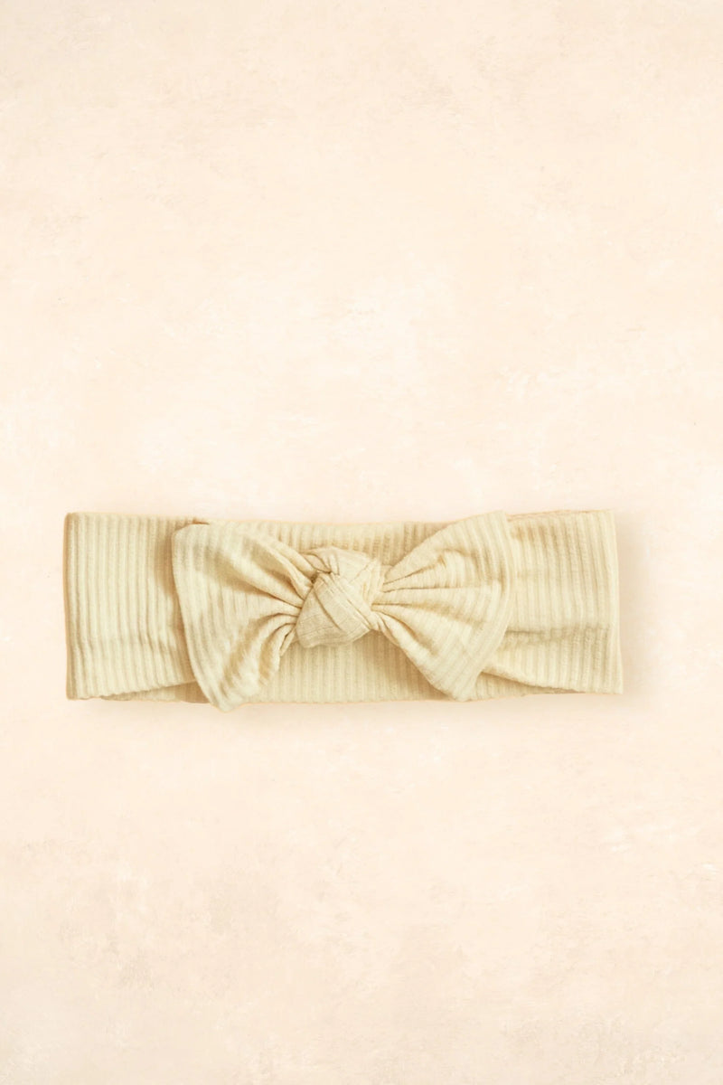 Bamboo Stretch Bow | Oat