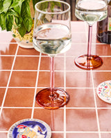 Marshmallow And Marmalade Vino Glass 2P Set