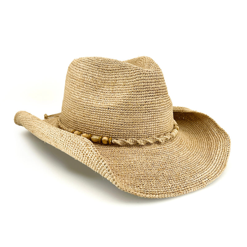 BETH RAFFIA COWBOY - NATURAL