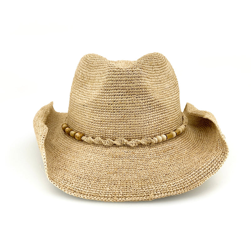 BETH RAFFIA COWBOY - NATURAL