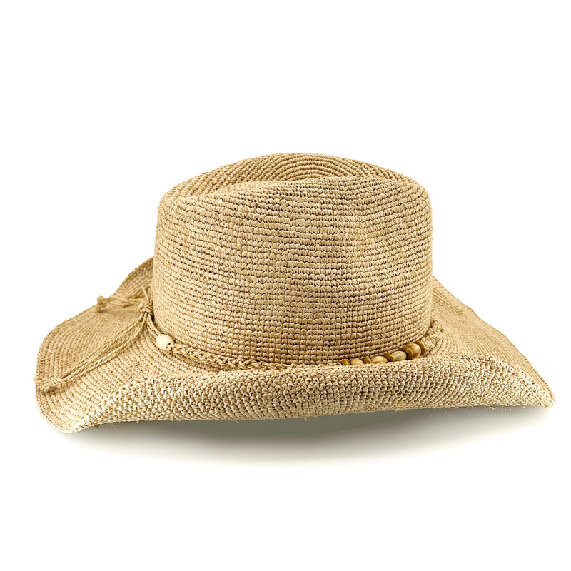 BETH RAFFIA COWBOY - NATURAL
