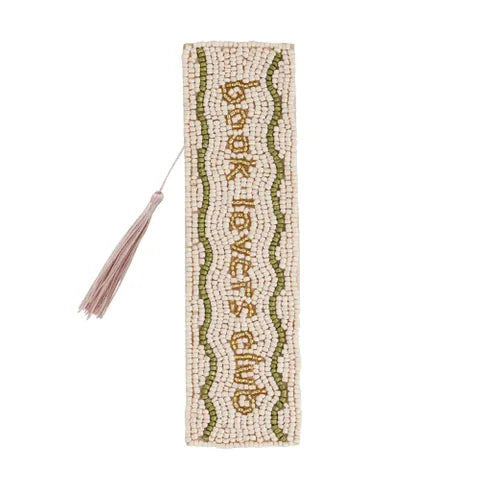 Book Lover Beaded Bookmark