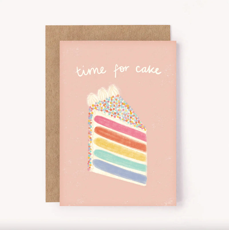Time for Cake Birthday Card