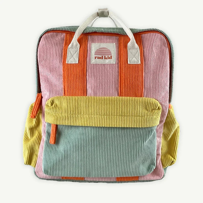 Corduroy Splice Eco Kids Backpack - Candy