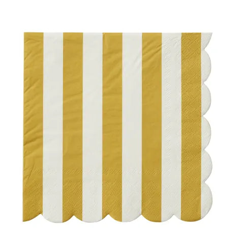 Carnival 20pk Napkin Mustard