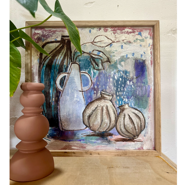 Striped Jug Vignette