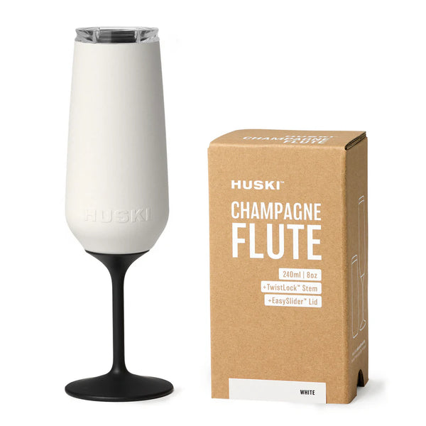 Champagne Flute - White