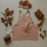 Little Chef's Hat and Apron set | Cottage Rose