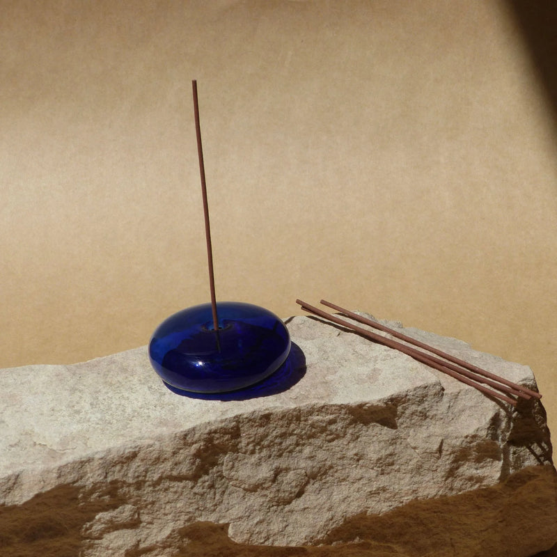 Glass Vessel Incense Holder