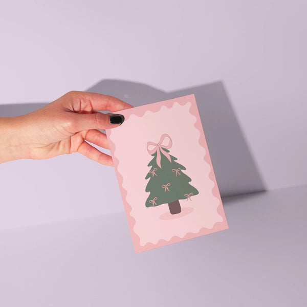 Bow Christmas Tree Card