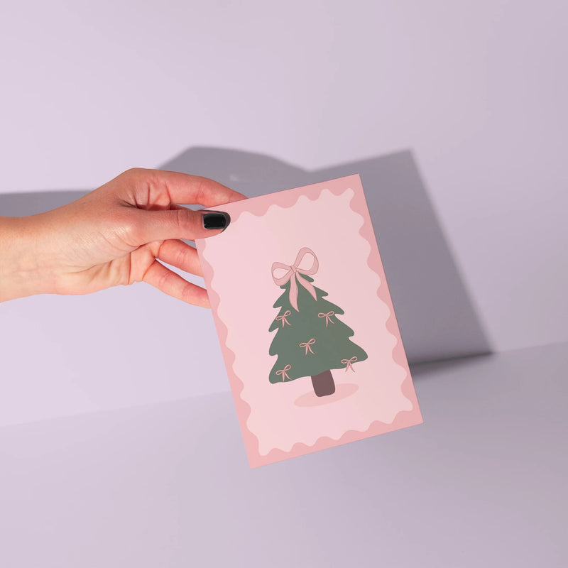 Bow Christmas Tree Card