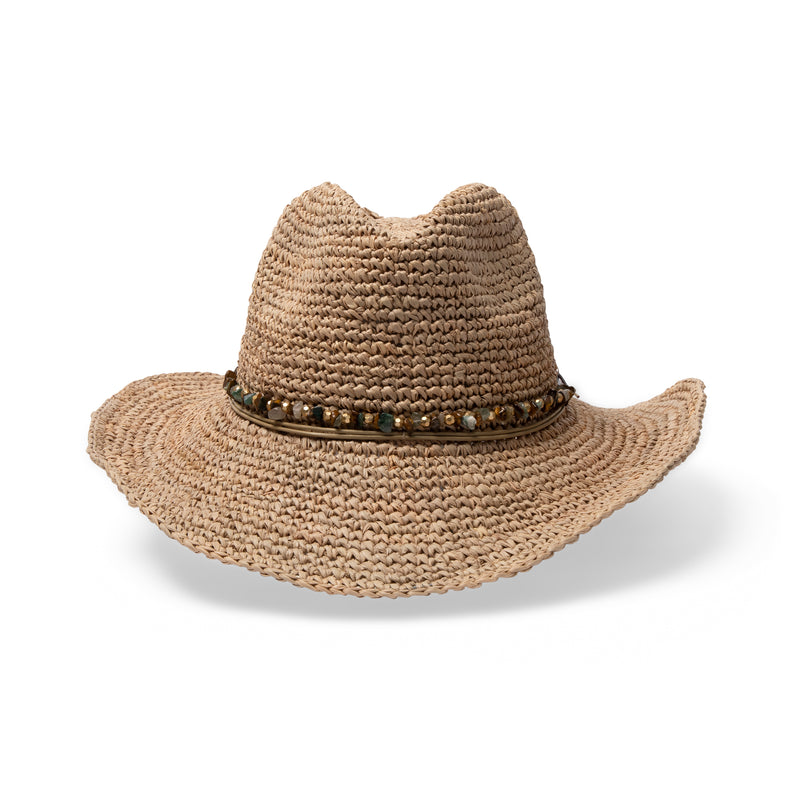 Dallas Raffia Cowboy Taupe
