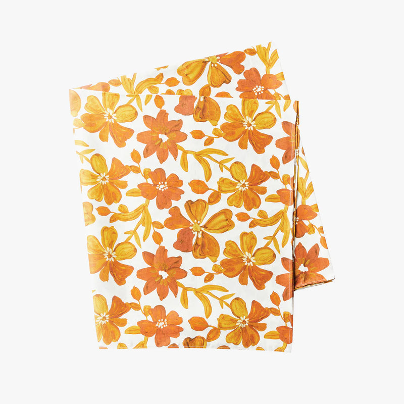 Small Dogwood Rust Tablecloth | Medium
