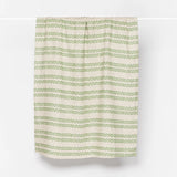 Double Waves Green Tablecloth | Medium