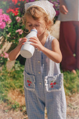 Charlotte Romper - Sky Gingham