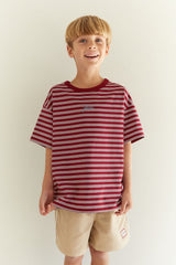 Zion Tee - Cherry Stripe