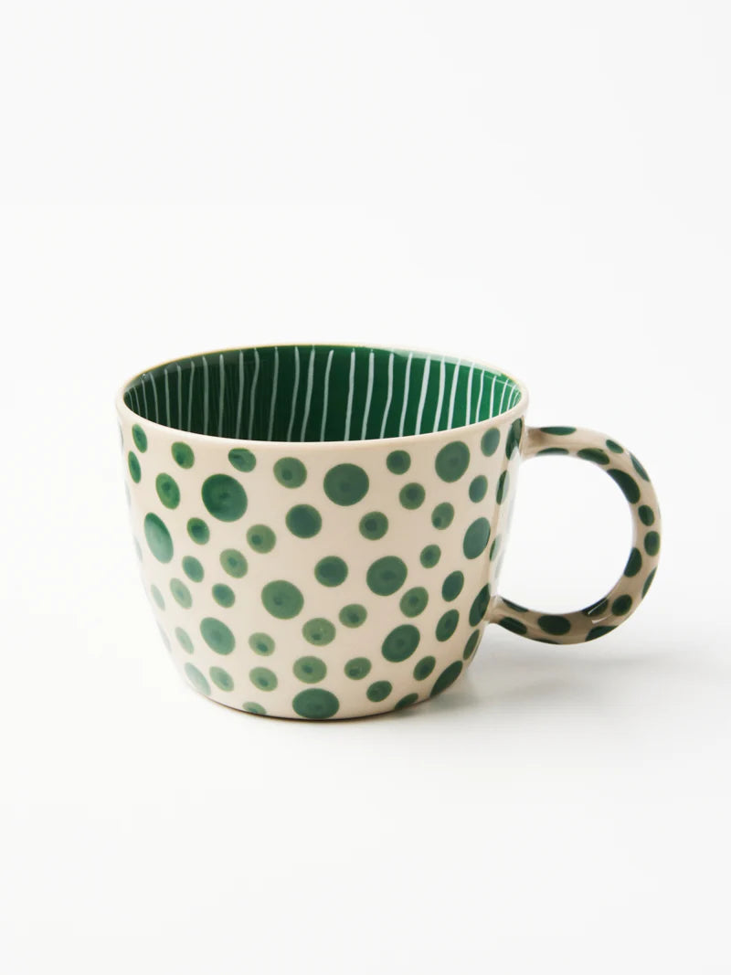 CHINO MUG GREEN SPOT