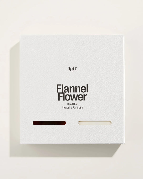 Flannel Flower Hand Duo | Large