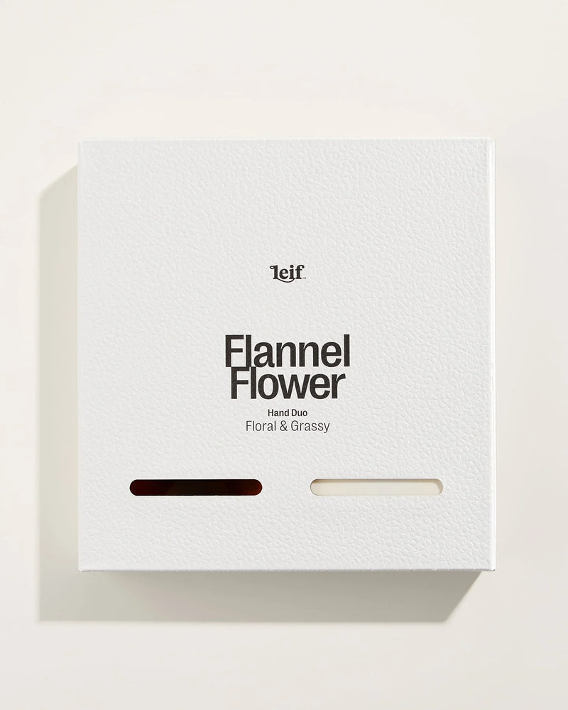 Flannel Flower Hand Duo | Large