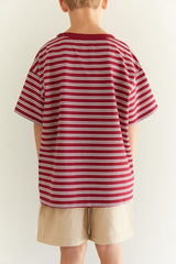Zion Tee - Cherry Stripe