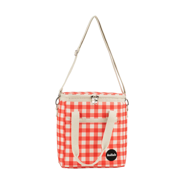 Mini Cooler | Red Check