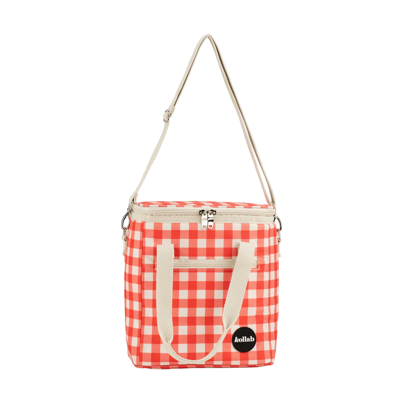 Mini Cooler | Red Check