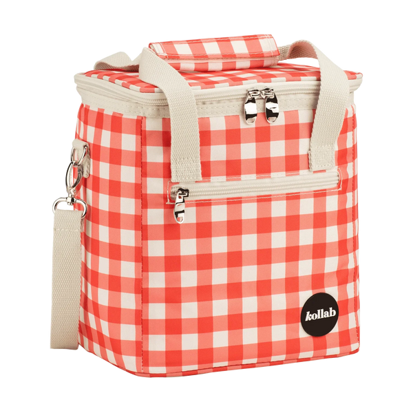 Mini Cooler | Red Check