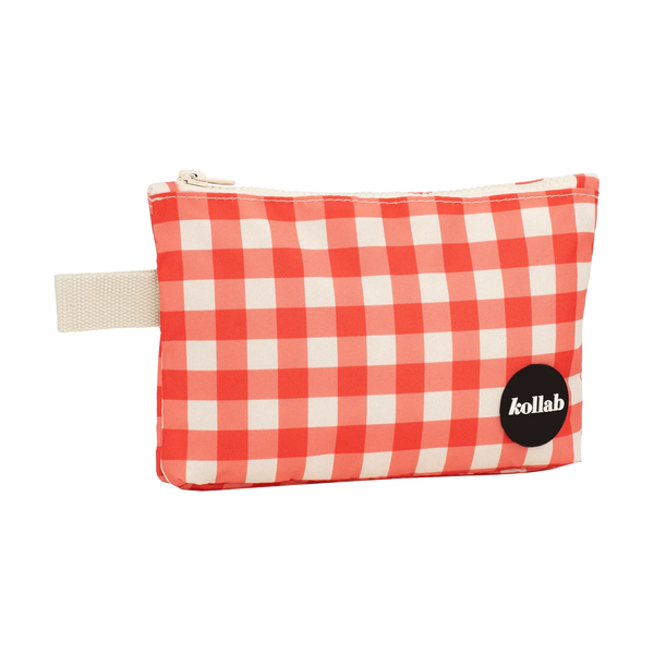 Mini Pouch | Red Check