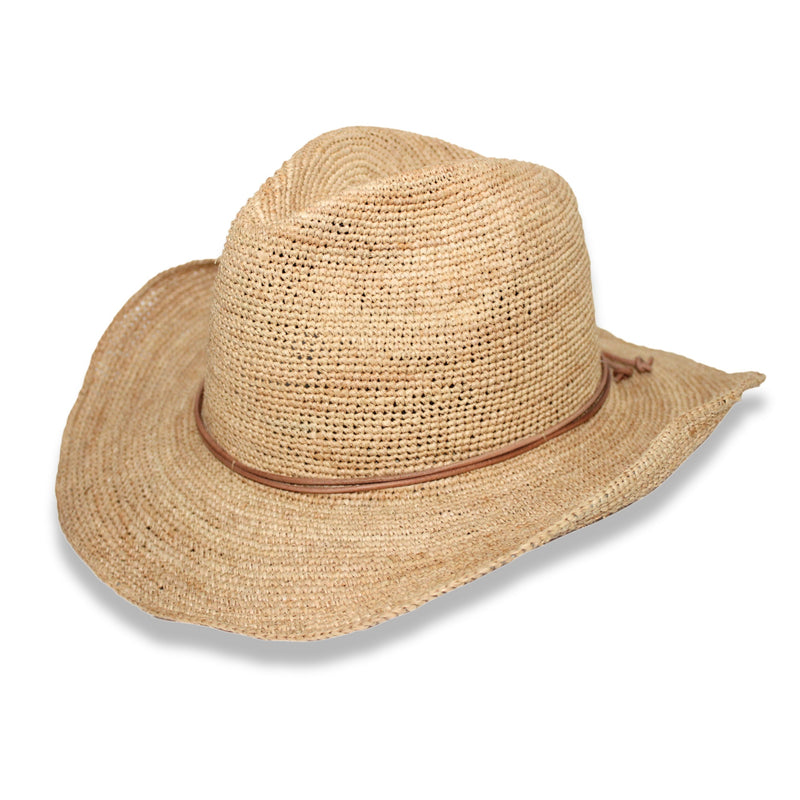 Monaco Raffia Cowboy Natural