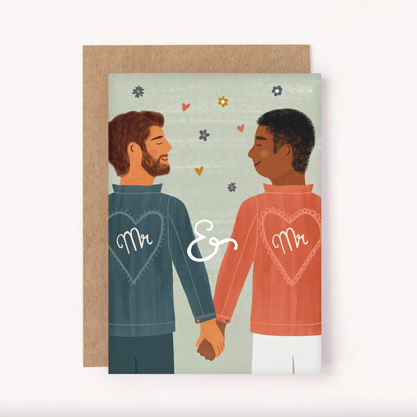 Mr & Mr Wedding Card