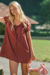 Valerie Mini Dress - Rosa Stripe