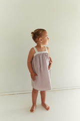 JNR Valerie Dress - Rosa Stripe