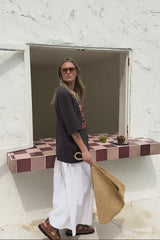 FLORENCE MAXI SKIRT - WHITE