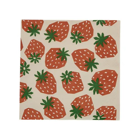 Strawberry 20pk Napkins