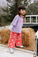 Dusty Star Pants - Pink Gingham