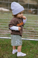 Sunday Tee - Brown + Orange