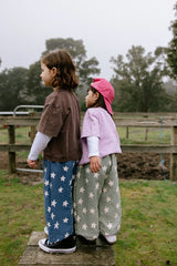 Dusty Star Pants - Yellow Gingham