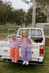 Dusty Star Pants - Pink Gingham