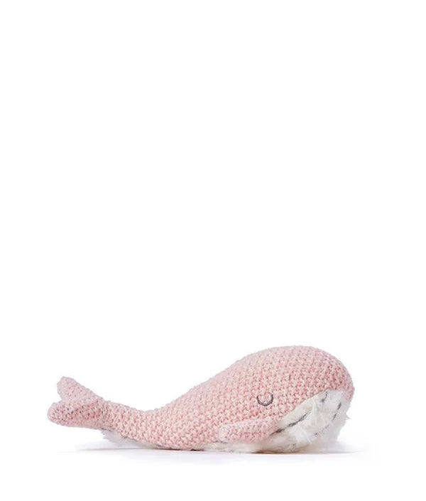 Wanda Whale rattle - Pink