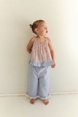 Dora Pant - Sky Gingham
