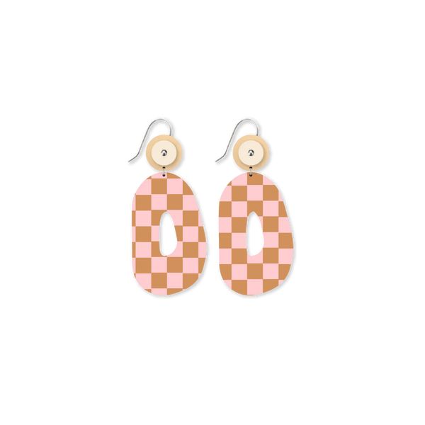 Playful Hues Organis Oval Drop Earrings