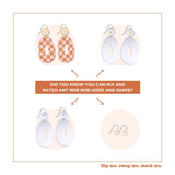 Playful Hues Organis Oval Drop Earrings