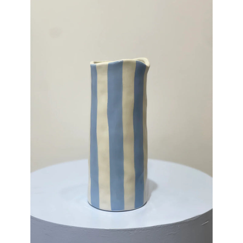 Medium cornflower stripe vase