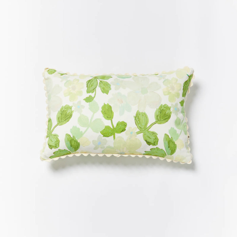 Cushion Mini Pastel Floral Green