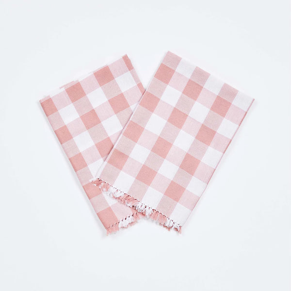 Napkin Gingham Pink (Set of 6)