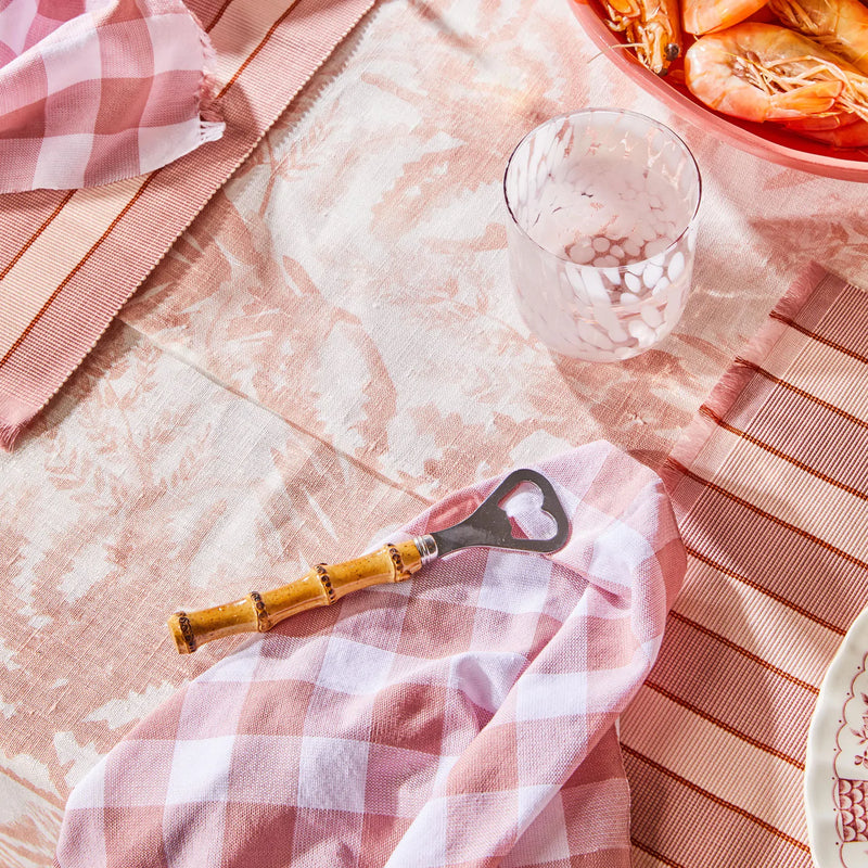 Napkin Gingham Pink (Set of 6)