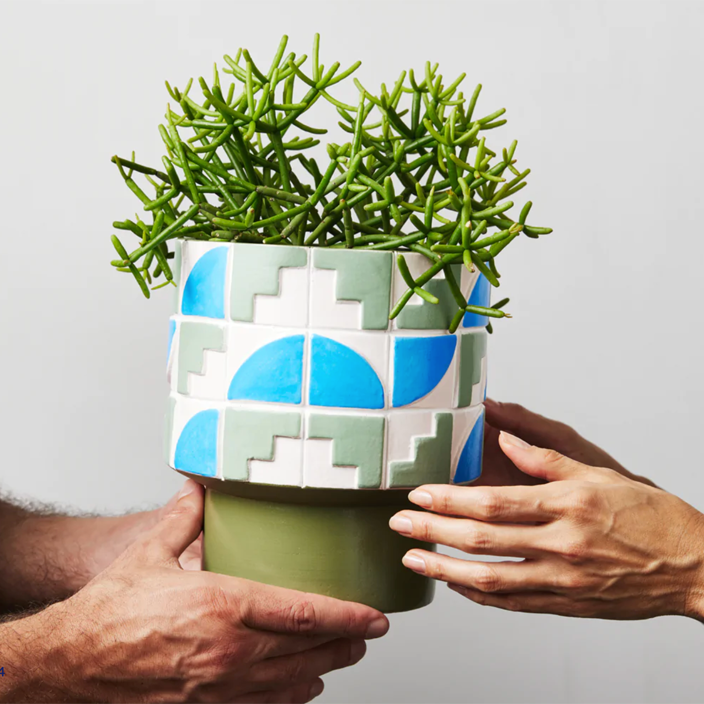 Messina Planter Medium Green